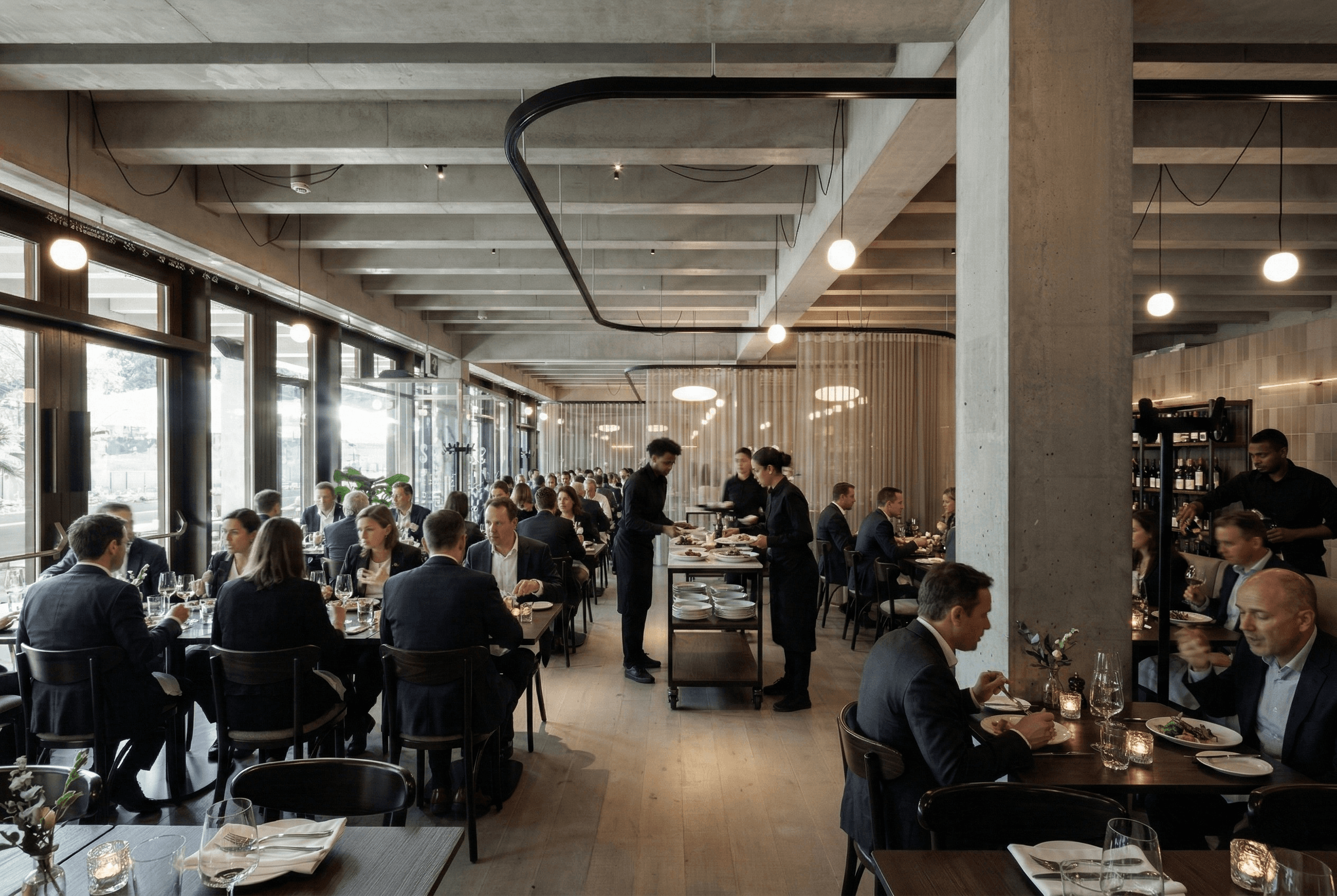Sfeerbeeld grand café SGOL Gent